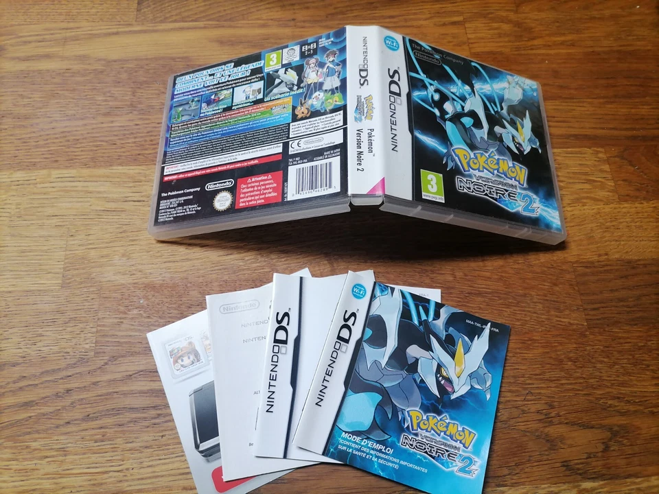 Boite + Notice Pokemon Noire 2 DS - Photo 1/1
