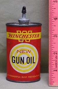Winchester New Gun Oil Tin, Stencil Labels