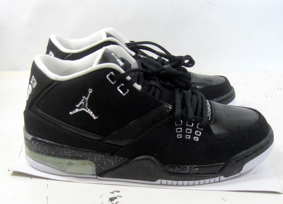 Tênis Nike Air Jordan 14 2010 23 flight 317820 005 preto branco masculino tamanho 9 - Imagem 1 de 4