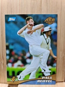 PAUL REIFFEL🏆1999/2000 #43 ACB GOLD Bushrangers Trading Card🏆FREE POST - Bild 1 von 2