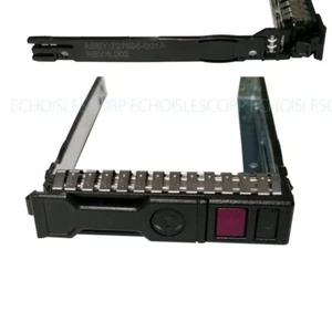 2.5" SFF SAS NVMe Drive Tray Caddy HP HPE 727695-001 for DL360 DL380 G10 Gen 10 - Picture 1 of 9
