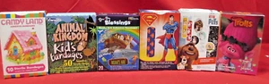 Band-aids collectables Superman, Trolls, Noahs Ark, Candyland, Animal Kingdom - Picture 1 of 19
