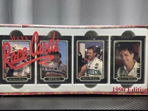 Nascar Maxx Race Cards 1990 Edition Complete 200 Card Hobby Set Red Box UNOPENED - Picture 1 of 4