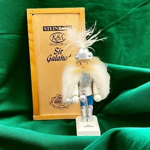 Steinbach Mini Cascanueces SIR GALAHAD KSA LE Alemania Caja de Madera VIDEO - Imagen 1 de 13