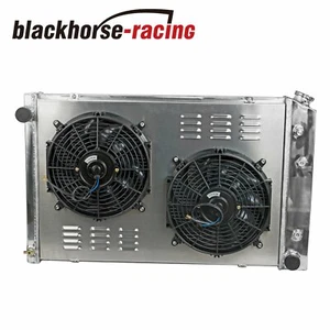 1973-1987 For Chevy C/K C10 C20 C30 K10/20 716 3 Row Radiator Shroud Fan Truck - Picture 1 of 12