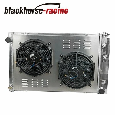 1973-1987 For Chevy C/K C10 C20 C30 K10/20 716 3 Row Radiator Shroud Fan Truck - Image 1 of 4