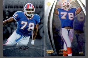 Bruce Smith 2 Card Both #/D SP 1998 Collector's Edge /5000 Certified /999 Bills - Picture 1 of 2