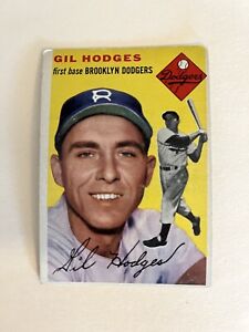 1954 Topps #102 Gil Hodges VG-EX