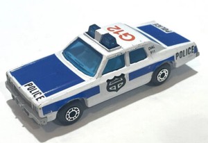Matchbox Police Car MB10 Plymouth Gran Fury 1983 Version Superfast G12