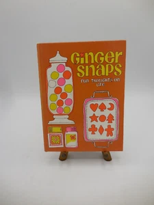 Ginger Snaps Fun Thoughts on Life By Dian Ritter Illustrated Sally Goodline 1976 - Picture 1 of 7
