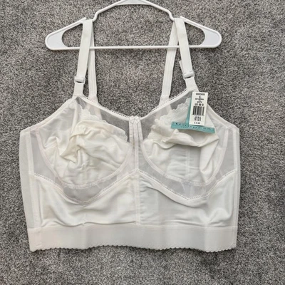 Sujetador Goddess para mujer 50D GD1304WH Longline copa suave inalámbrico soporte completo nuevo Foto 1 de 4