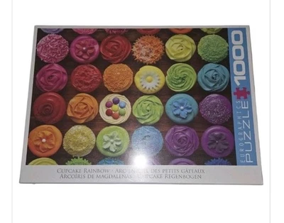 Cupcake Rainbow 1000 Piece Jigsaw Puzzle Eurographics New - Image 1 of 3