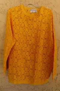 New Hero Native American lightweight Cotton Crochet Lace top Made in USA One Siz - Picture 1 of 4