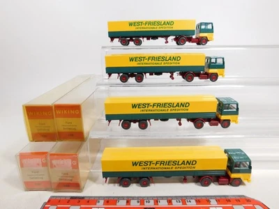 4X Wiking H0 1:87 530 Modello Sattelzug Ford West-Friesland Mint Box #CY724-0,5 - Immagine 1 di 4