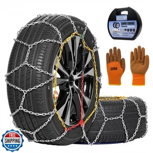 2 Stück Schneeketten für SUV/LKW/PKW in Schnee, Sand, Schlamm und Eis, Universal Adju - Bild 1 von 5