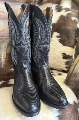 Men’s Ferrini Genuine Teju Lizard, Western Boots Sz 10EE - Image 1 of 4