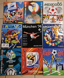 PANINI WM - LOT OF 9 REPRINT ALBEN ALL COMPLETE - Bild 1 von 17