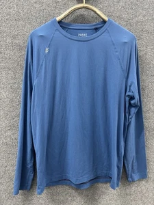 Rhone Shirt Mens Size Large Blue Long Sleeve Athletic Gym Workout Stretch - Bild 1 von 9