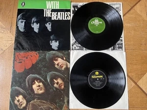 BEATLES- 2 ORIGINALE With the Beatles LP  German 1963 + UK Rubber Soul Mono 1965 - Bild 1 von 3