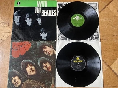 BEATLES- 2 ORIGINALE With the Beatles LP  German 1963 + UK Rubber Soul Mono 1965 - Bild 1 von 3