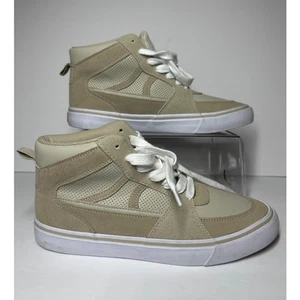 Airwalk Men's Grind Lace High Top Sneaker Shoes Suede Tan Beige Size 9 Casual - Picture 1 of 9