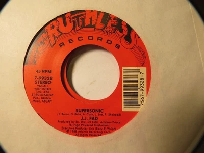 J. J. FAD  "SUPERSONIC  " 45 rpm  7 " RECORD EX - Image 1 of 2