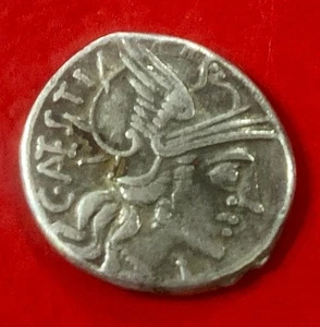 PERIODO REPÚBLICA. AÑO 146 A.C DENARIO. FAMILIA ANTESTIA. PESO 3,7 GR - Picture 1 of 2