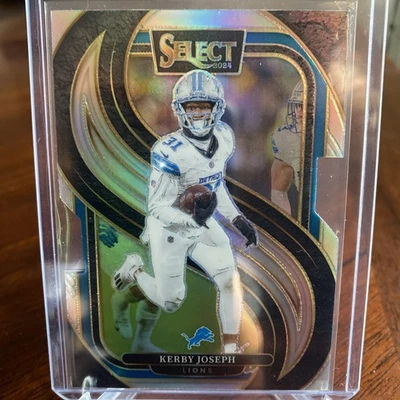 2024 Panini Select - Premier Level Kerby Joseph #177 Silver Prizm Die-Cut - Image 1 of 2