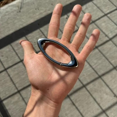 Oakley Mosquetón Llavero Clip Plateado Cromo Icono Software Gorpcore De Colección Y2K Foto 1 de 4