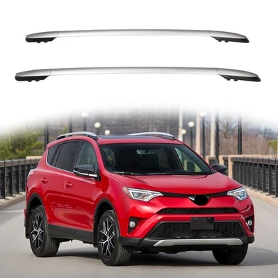 2Pcs Aluminum Roof Side Rack for Toyota RAV4 2013-2017 Rooftop Luggage Carrier - Изображение 1 из 4