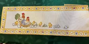 Villeroy & Boch FARMER SPRING /ROOSTER EASTER Tapestry Runner #0010 - Picture 1 of 2