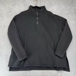 Columbia Mens Size XXL Black Quilted 1/2 Zip Pullover Sweater - Picture 1 of 10