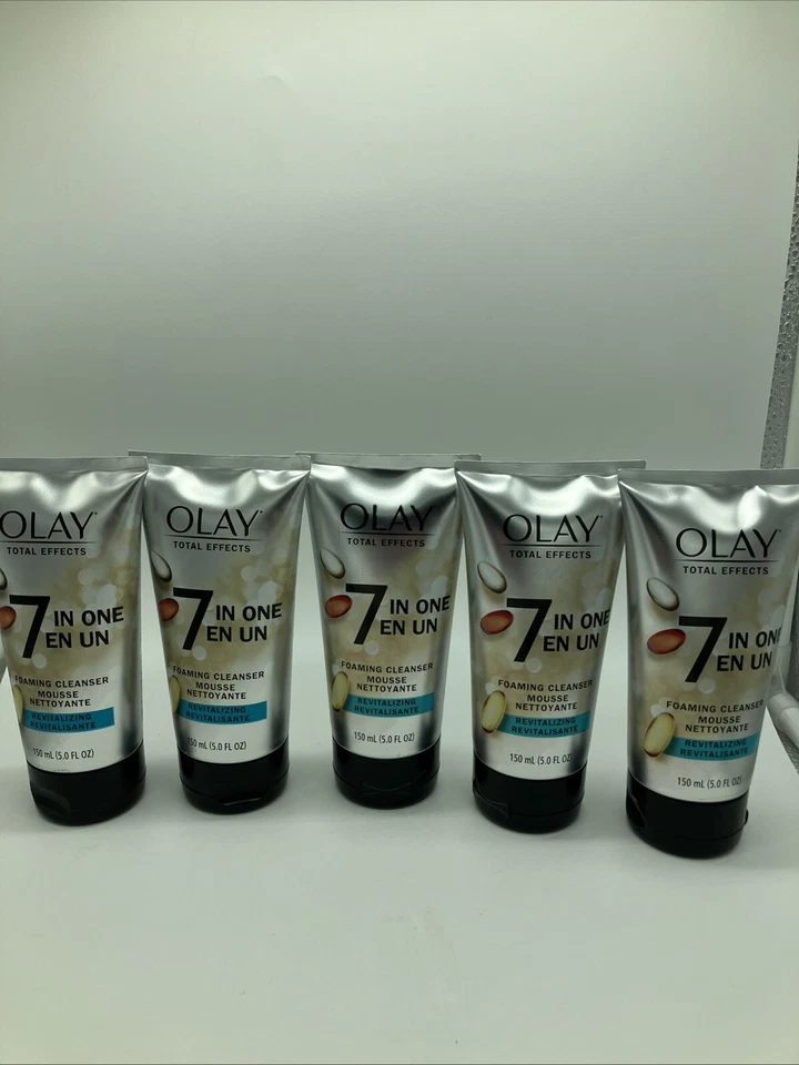 Lot of 5 Olay Total Effects Revitalizing Foaming Facial Cleanser, 5.0 fl oz Each - Изображение 1 из 1