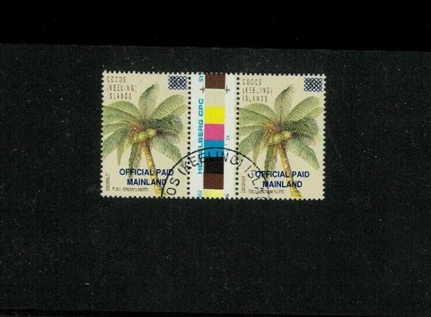 Cocos islands SC# O1 Cancelled with Gum. Better Item Cover