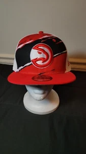 Atlanta Hawks NBA New Era 9fifty Snapback Trucker Hat Negro Rojo Blanco Nuevo $36.99 - Imagen 1 de 9