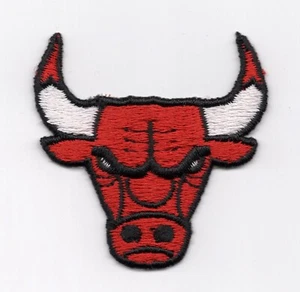 Chicago BULLS Team Bull Logo IRON On Embroidered Basketball 2.5" PATCH NBA - Picture 1 of 1