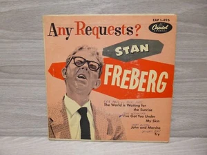 Stan Freberg Vinyl LP Any Requests? 45 RPM Record 7" Vintage Capitol EAP 1-496 - Imagen 1 de 3
