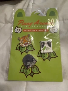 Pinny Penny Arcade PAX East 2017 Enfu Cute And Wild Pin Set - Picture 1 of 1