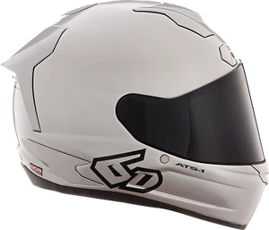 6D HELMETS ATS-1R Solid Helmet MOTOCROSS Medium Gloss Silver - Imagen 1 de 1