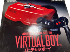 Nintendo Virtual Boy Console System Vintage Retro Gra Testowana w pudełku + 4 miękkie