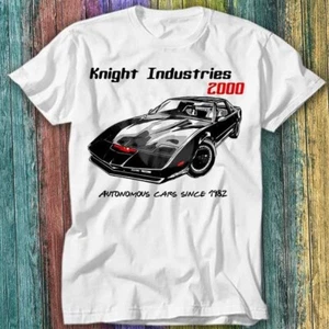 Knight Rider KITT 1982 Pontiac Michael Industries TV T-Shirt Top T-Shirt 378 - Bild 1 von 2