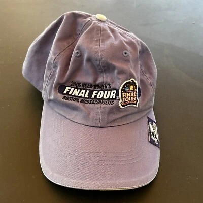 Gorra de béisbol para mujer 2006 NCAA Final Four Boston púrpura talla única correa trasera sombrero Foto 1 de 4