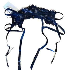 Playful Promises Melanie bretelle in pizzo con schiena in gabbia lupo e fischietto US 2-12 nuove con etichette - Foto 1 di 5