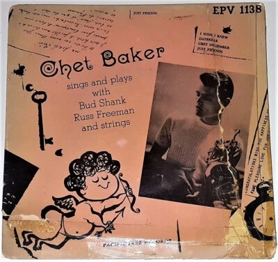 Chet Baker - Chet Baker Sings And Plays - EPV 1138 - 7" Vinyl Record - VG / G+ Foto 1 de 4