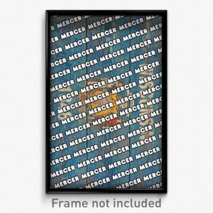 Mercer Wisconsin Poster (WI City Souvenir 11x17 Town Print) - Picture 1 of 1