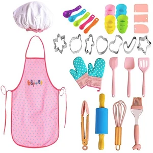 Real Kids Baking and Cooking Sets - 38 Pcs Real Baking Supplies for Junior Ch... - Picture 1 of 7