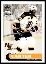 1999-00 Pacific Paramount HOLO SILVER /99 Anson Carter Boston Bruins #18