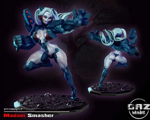 DnD Miniature 32mm Madam Smasher by Gaz Minis - Picture 1 of 2
