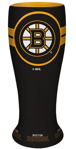 2 LOT BOSTON BRUINS CERAMIC MINI TEAM LOGO PILSNER GLASSES nhl hockey Cover