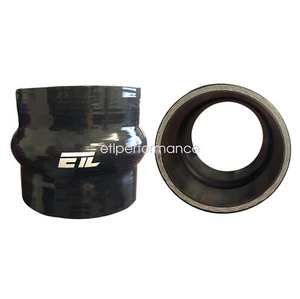 Silicone Hump Hose Coupler Intercooler Turbo Pipe Tube black New 2.0'' ID 3.0" L - Bild 1 von 7